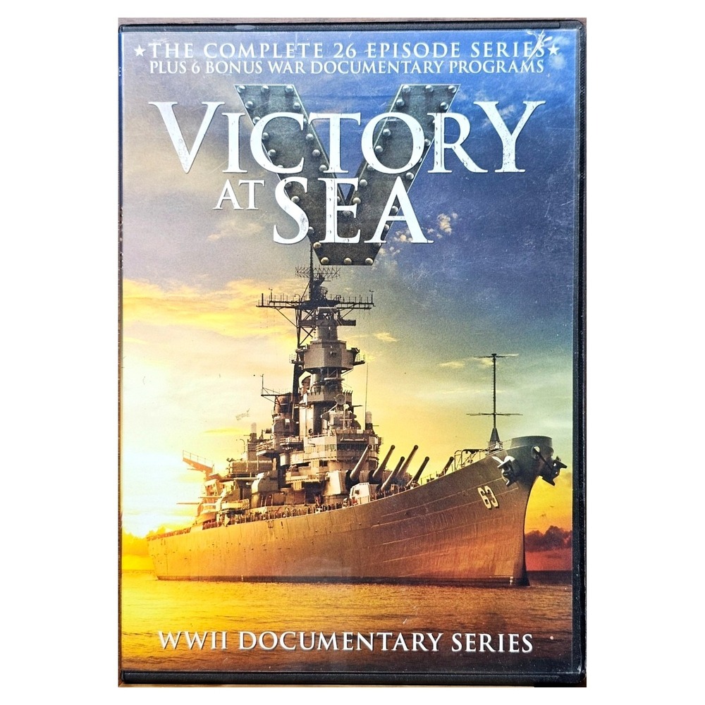 Victory At Sea Mill Creek WWII Documentary Series 3-Disc DVD Set 683904528247